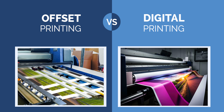 difference between offset vs digital printing