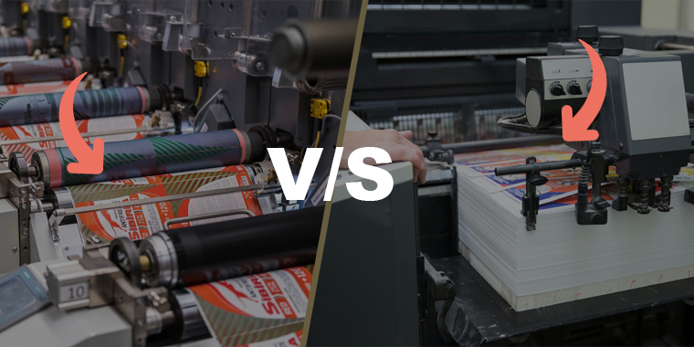 flexography vs offset printing