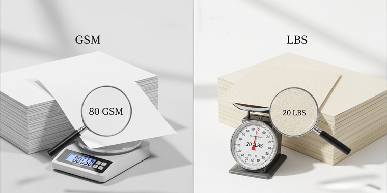 gsm vs lbs paper weight