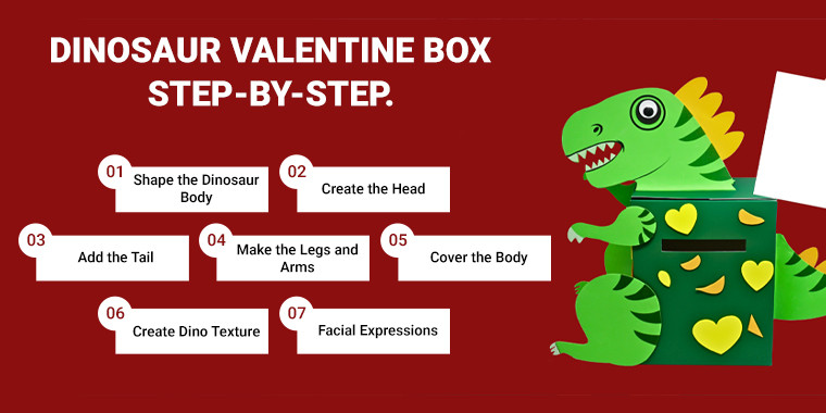 how to make dinosaur boxes