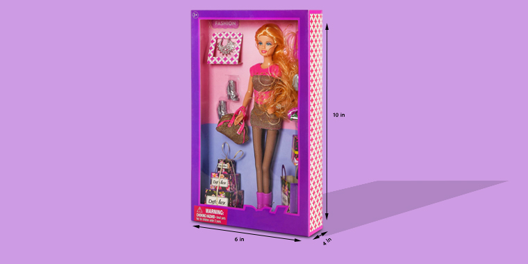 material of barbie boxes