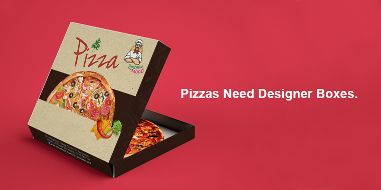 pizzas designer boxes