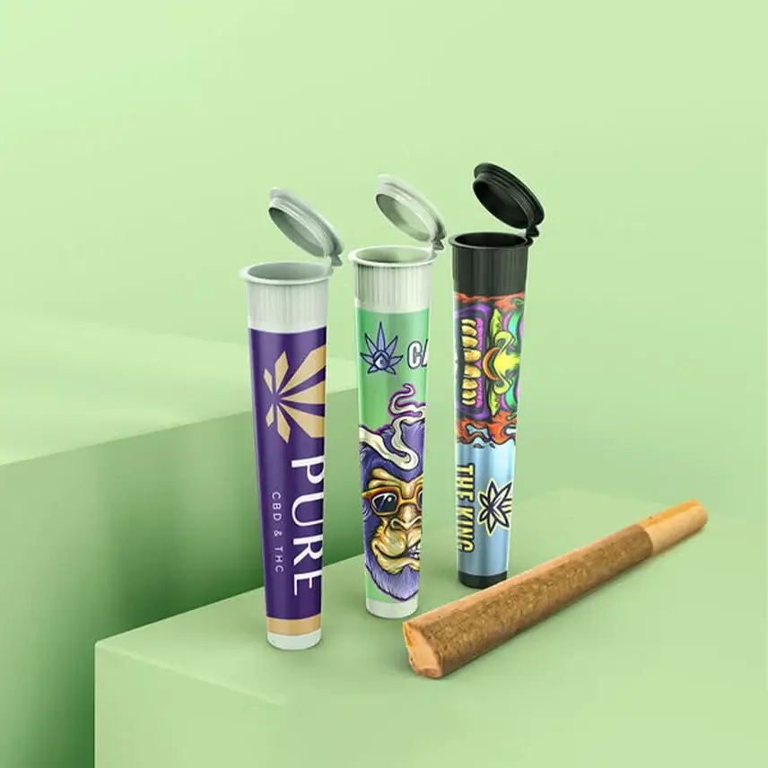 pre roll tube labels packaging