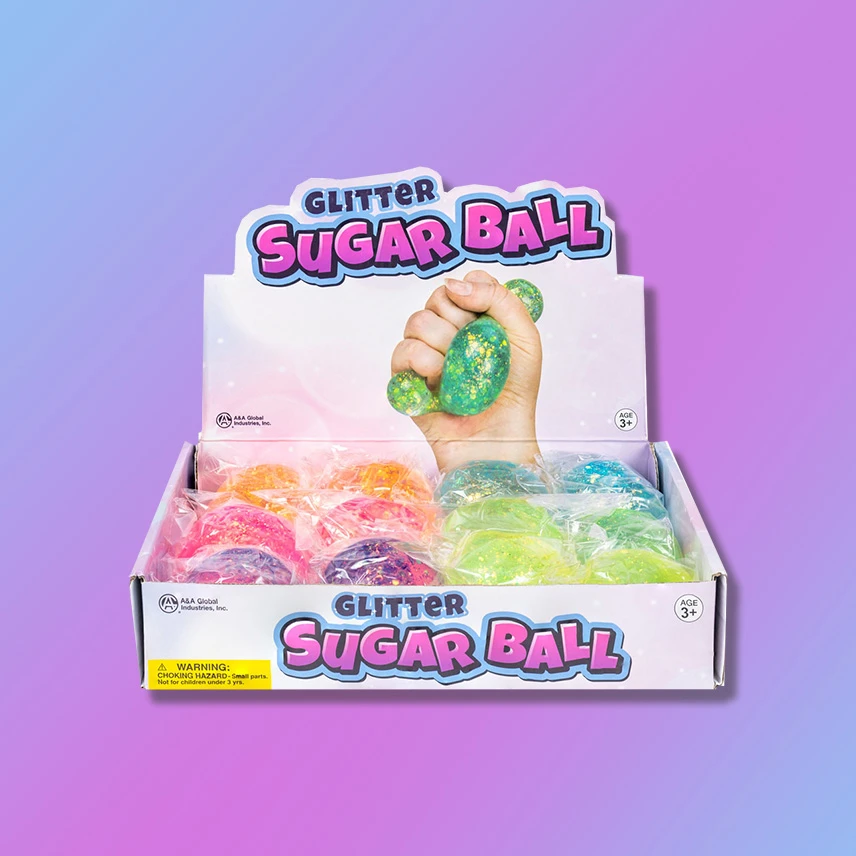 printed sugar ball fidget toy boxes