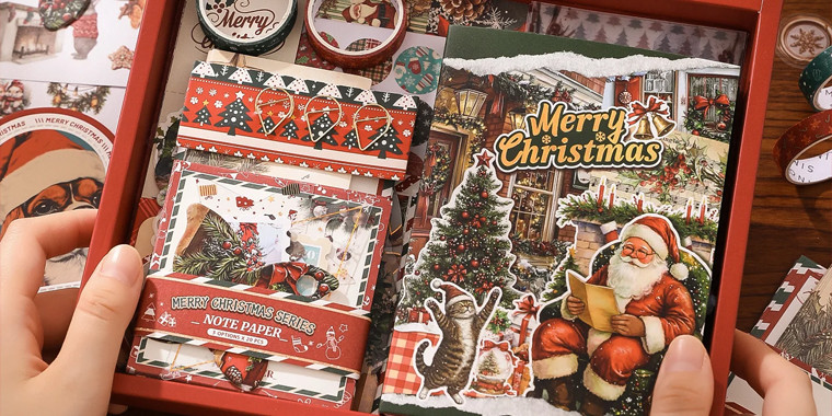 self love and journaling christmas boxes