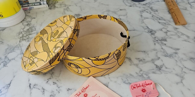 vintage hat boxes hair extensions