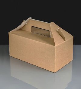 affordable cardboard box with handle