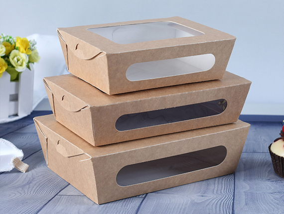 affordable kraft paper boxes with window