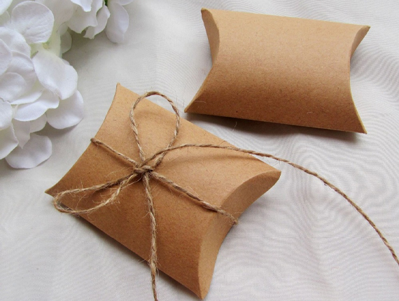 affordable kraft pillow boxes