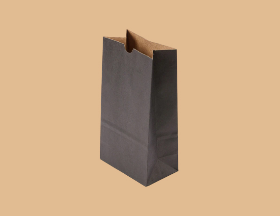 black paper lunch bags