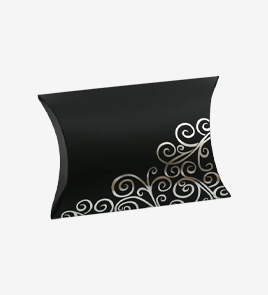 black pillow boxes front