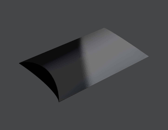 black pillow packaging