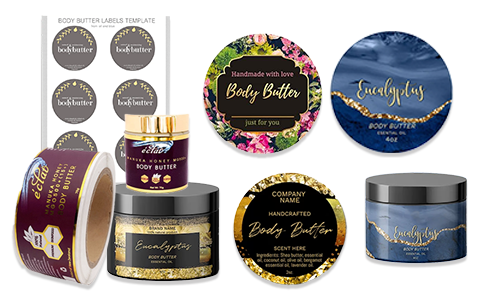 body butter labels
