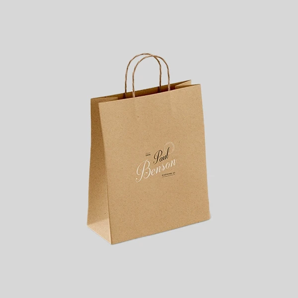 Custom Brown Paper Bags Brown Paper Bags Wholesale 7001