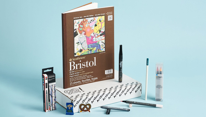 art subscription packaging boxes