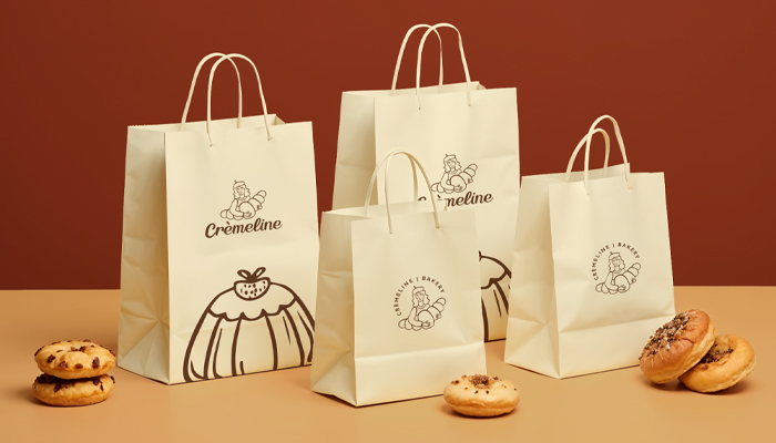 custom printed bakery bags