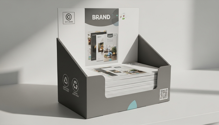 cardboard brochure display holder