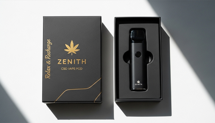 custom printed cbd pod boxes