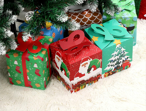 printed christmas gable boxes