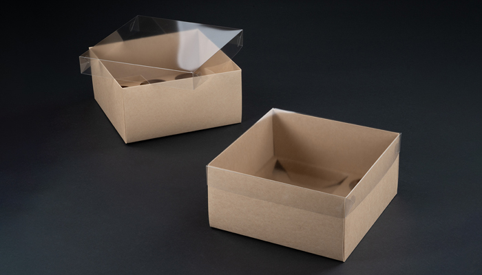 gift boxes clear lid