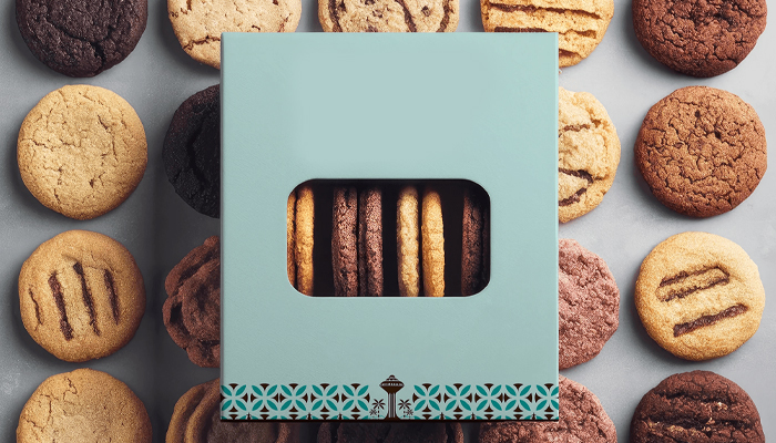 small cookie boxes with window