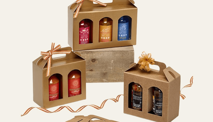 kraft gable window boxes