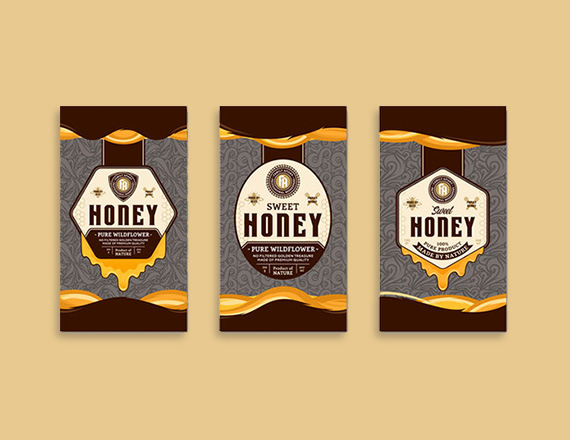 Custom honey label wholesale
