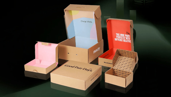 customized kraft corrugated boxes