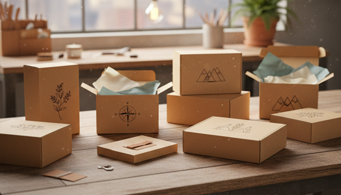 kraft tuck top mailer boxes