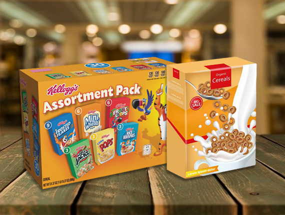 bulk mini cereal packaging