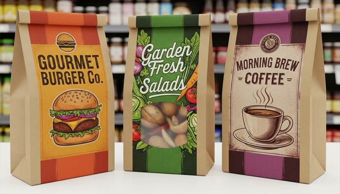 kraft paper food bags