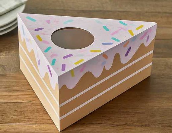 cake slice box