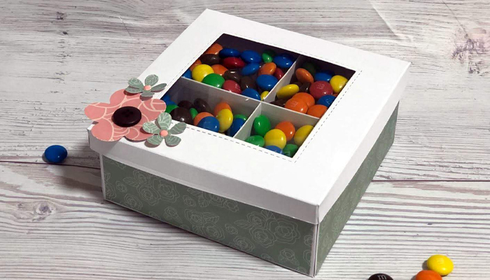 candy packaging window boxes