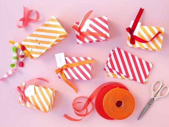 candy christmas wrapping paper