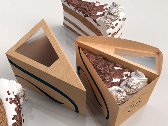 cardboard cake slice boxes