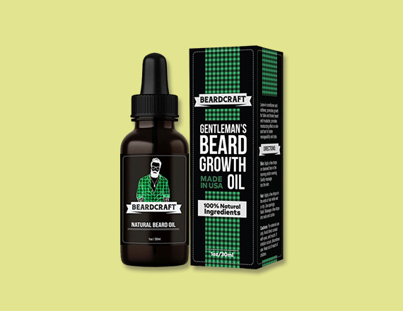beard oil packaging