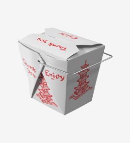 chinese takeout boxes first