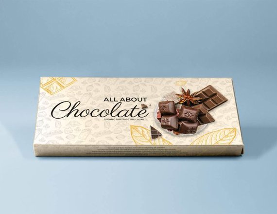 chocolate bar boxes with logo