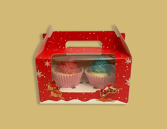 christmas 4 cupcake boxes