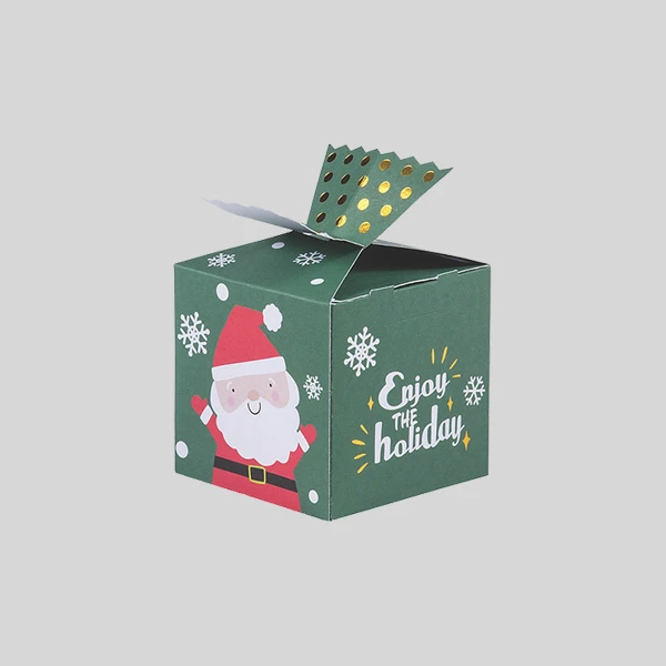 Custom Christmas Favor Boxes Wholesale