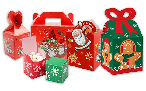 christmas favor boxes wholesale