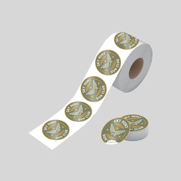 Custom Circle Labels Wholesale