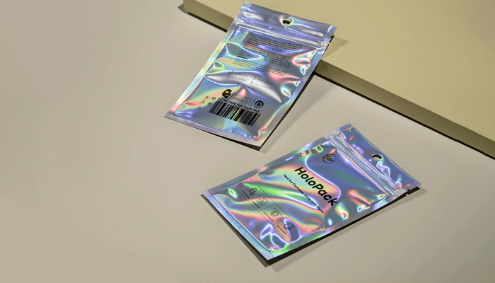 printed clear mylar bags