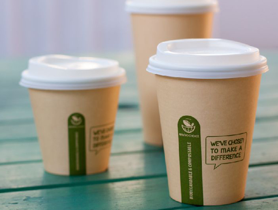 compostable coffee cups and lids