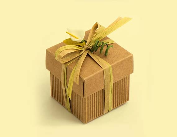 corrugated gift boxes with lids