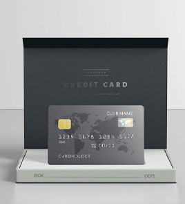 credit card packaging