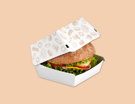 custom printed burger boxes
