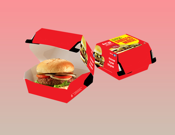 custom burger packaging