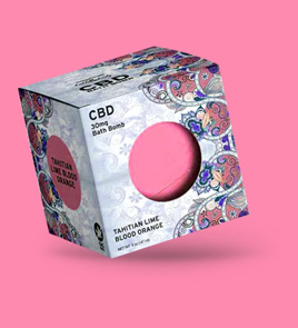 custom cbd bath bomb boxes