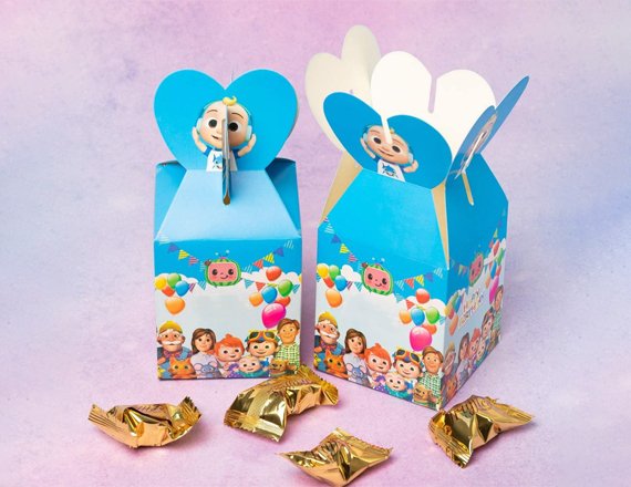 custom cocomelan candy boxes